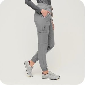 FIGS dark space grey 21 pocket joggers